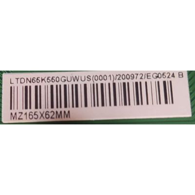 MAIN PARA TV SHARP / NUMERO DE PARTE 200972 / RSAG7.820.6591/ROH / LTDN65K550GUWUS(000)/200972/EG0524 / PANEL HE650HU-B51/S10/XP/GM/ROH / DISPLAY T650QVN05.2 / MODELO LC-65N7000U	 - Imagen 4